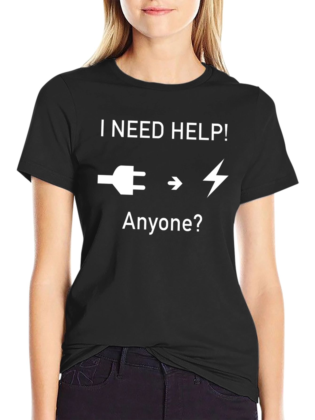 I Need Help T-Shirt - Electrician Humor Tee
