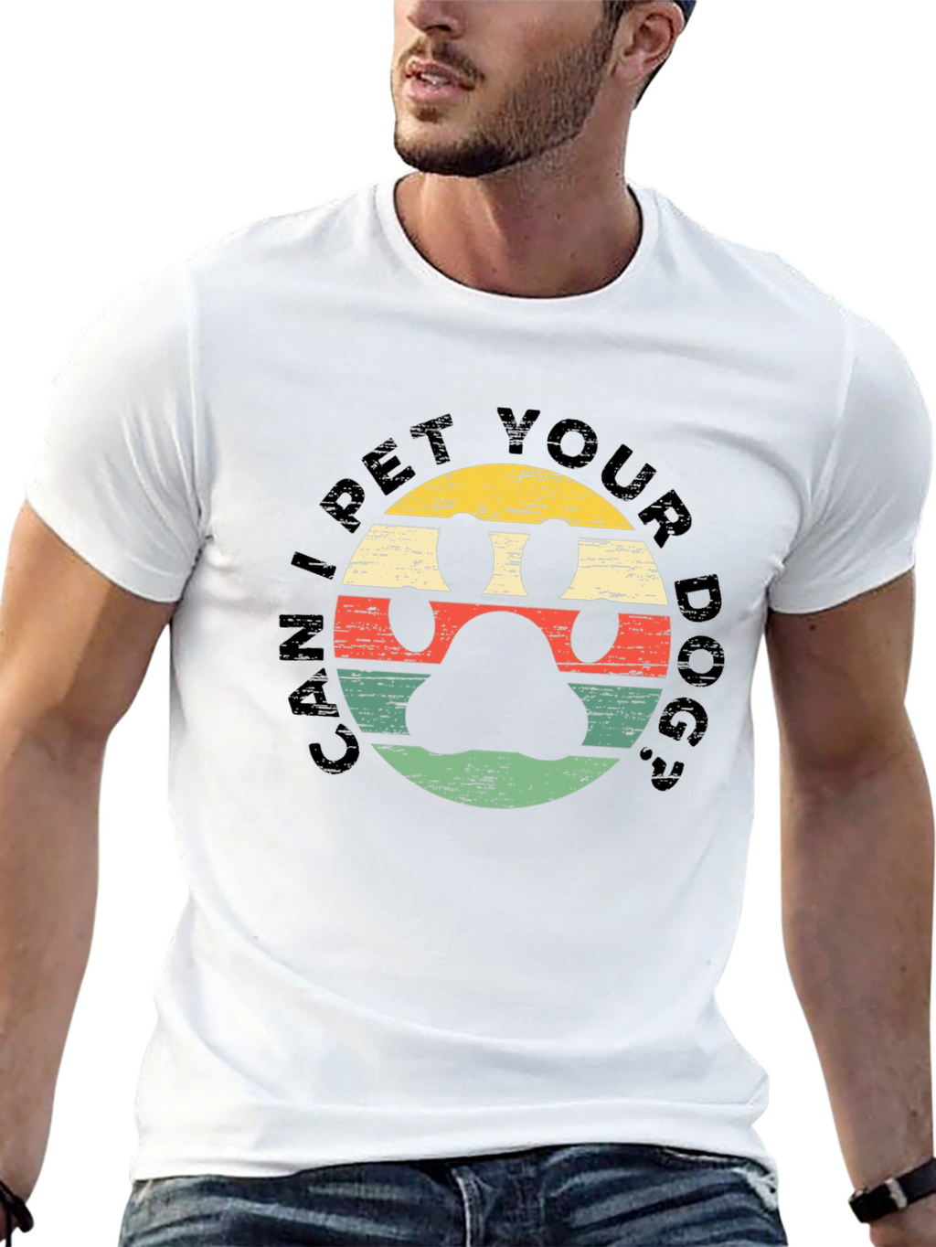 Can I Pet Your Dog? Black T-Shirt