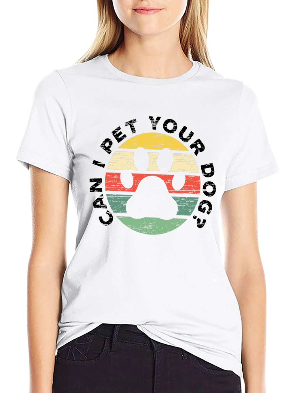 Can I Pet Your Dog? Black T-Shirt