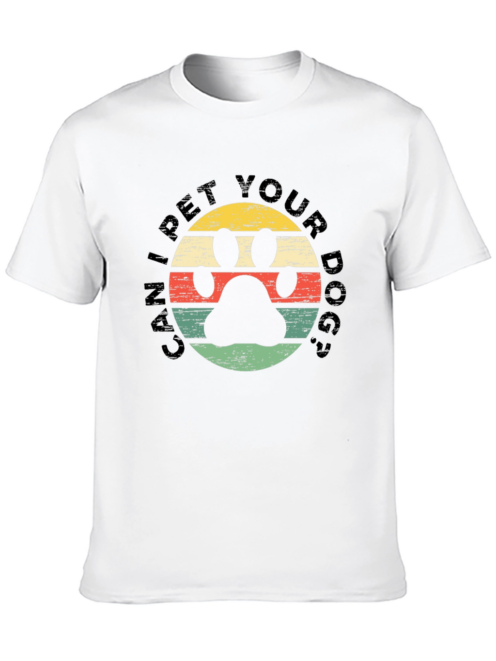 Can I Pet Your Dog? Black T-Shirt