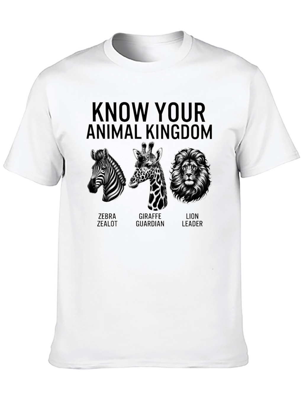 Know Your Animal Kingdom Graphic T-Shirt