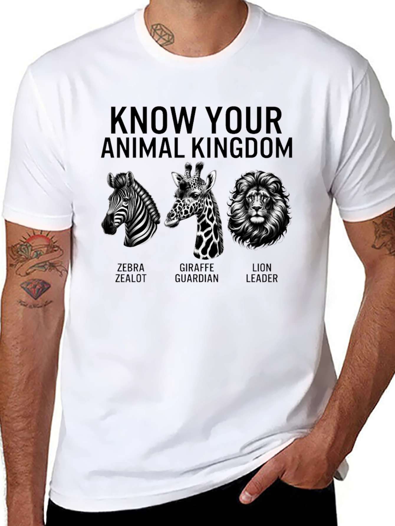 Know Your Animal Kingdom Graphic T-Shirt