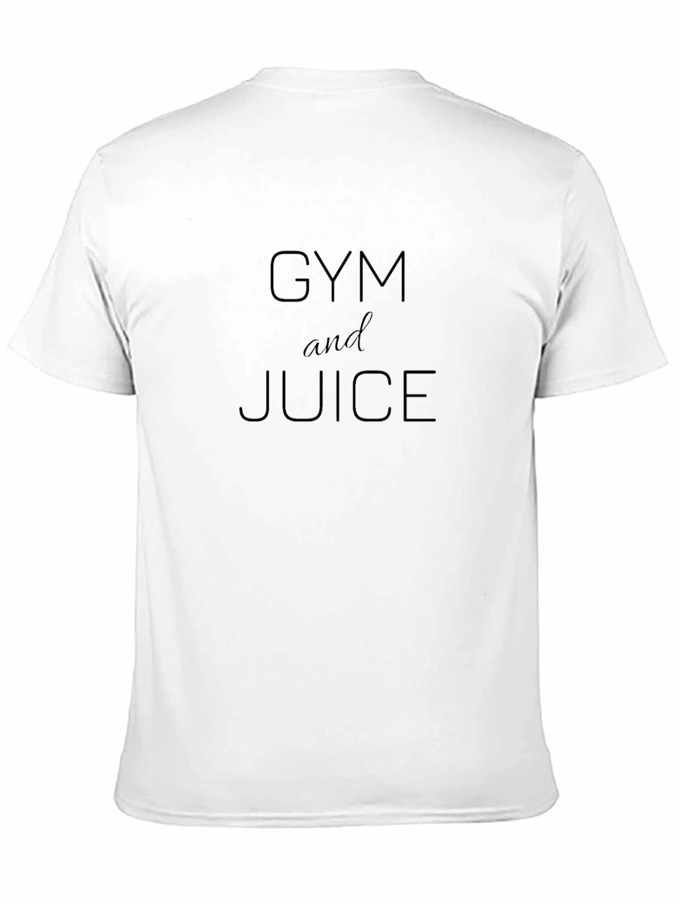 Gym and Juice Black Graphic Tee