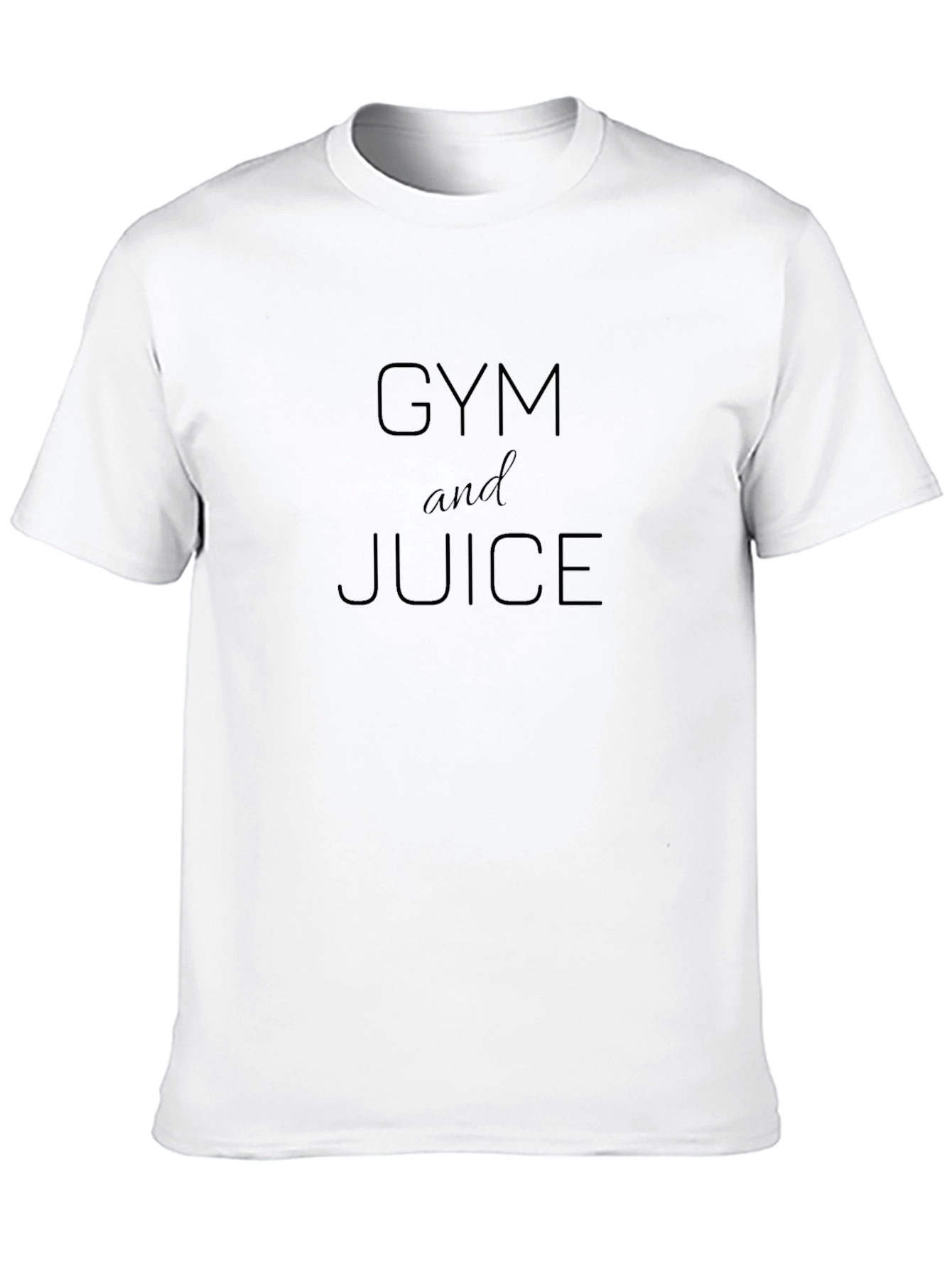 Gym and Juice Black Graphic Tee