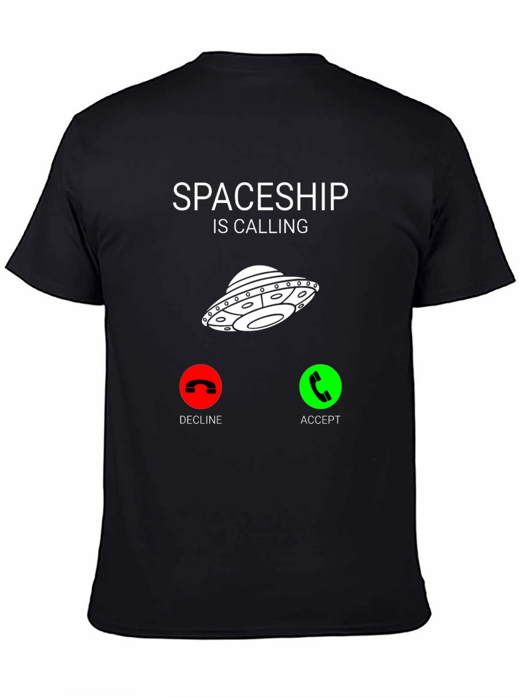 Spaceship Calling Funny Graphic Tee