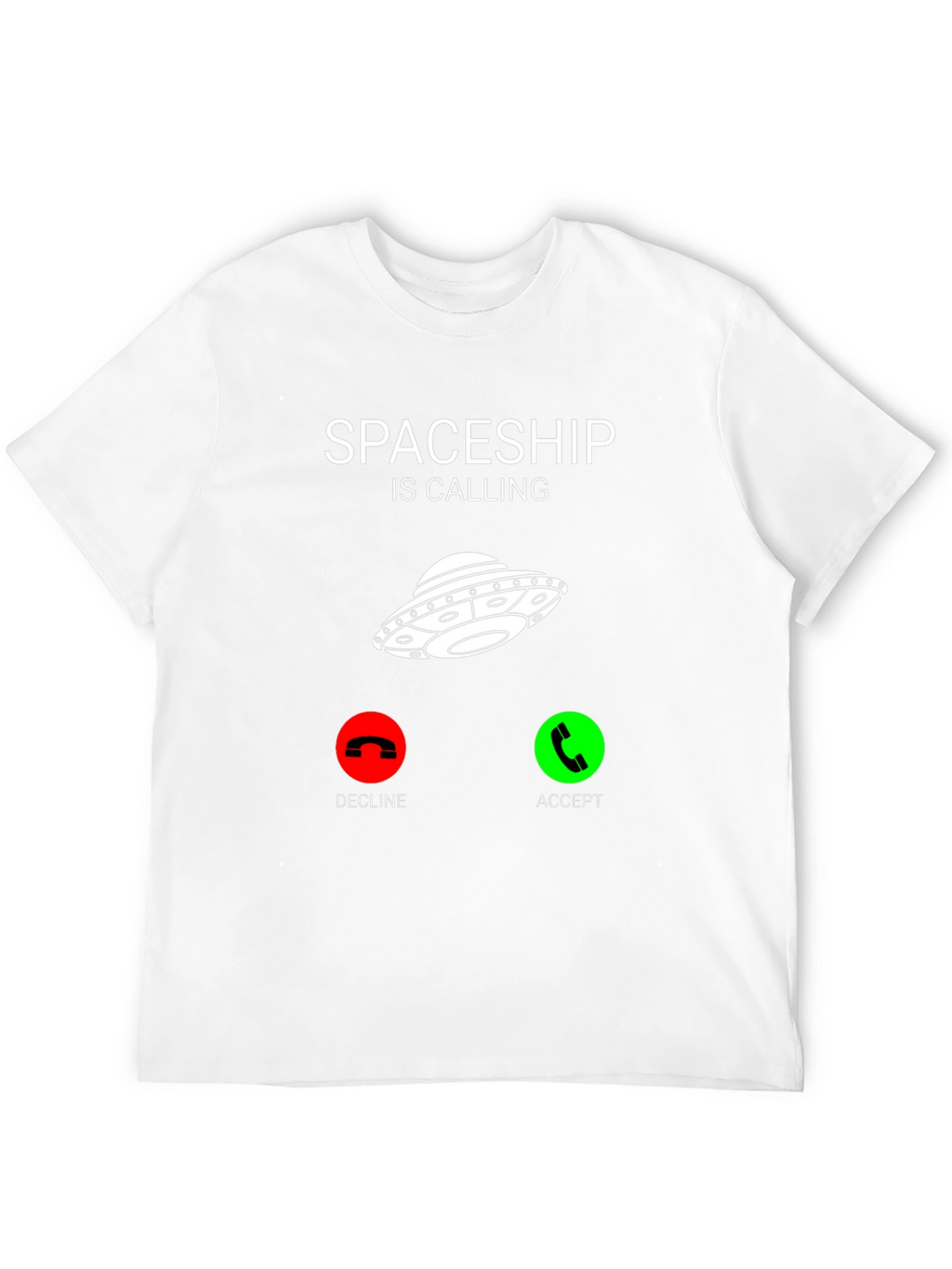 Spaceship Calling Funny Graphic Tee