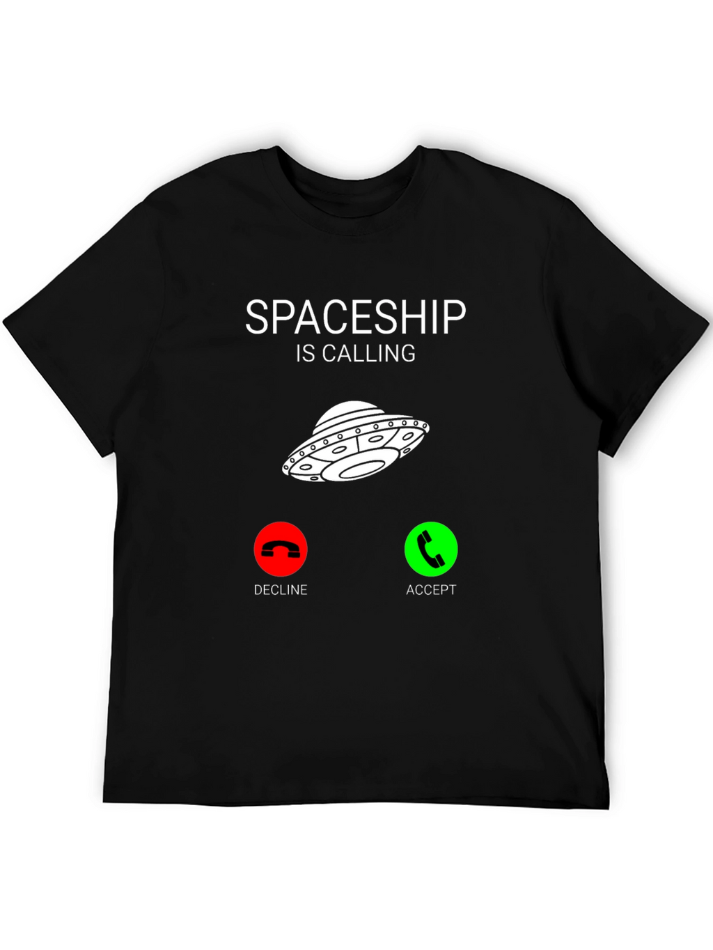 Spaceship Calling Funny Graphic Tee