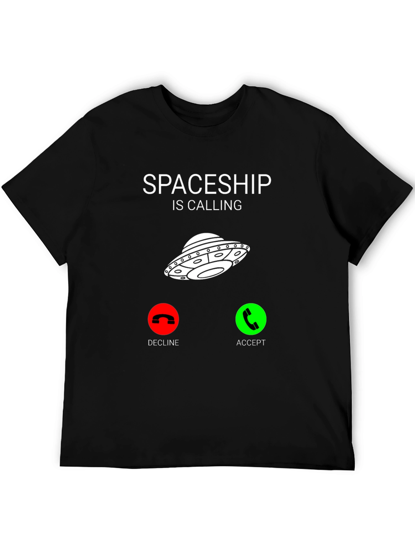 Spaceship Calling Funny Graphic Tee