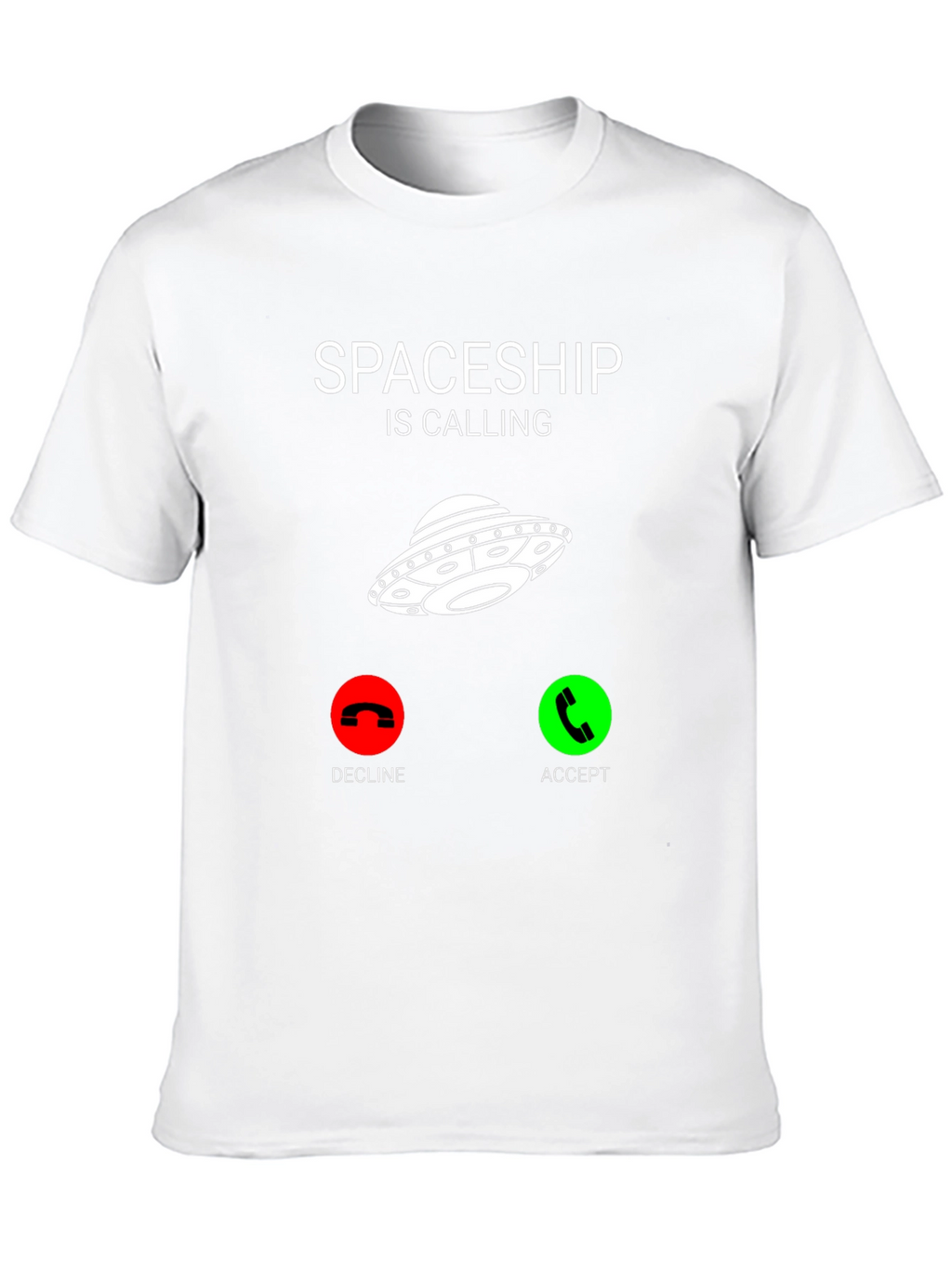Spaceship Calling Funny Graphic Tee