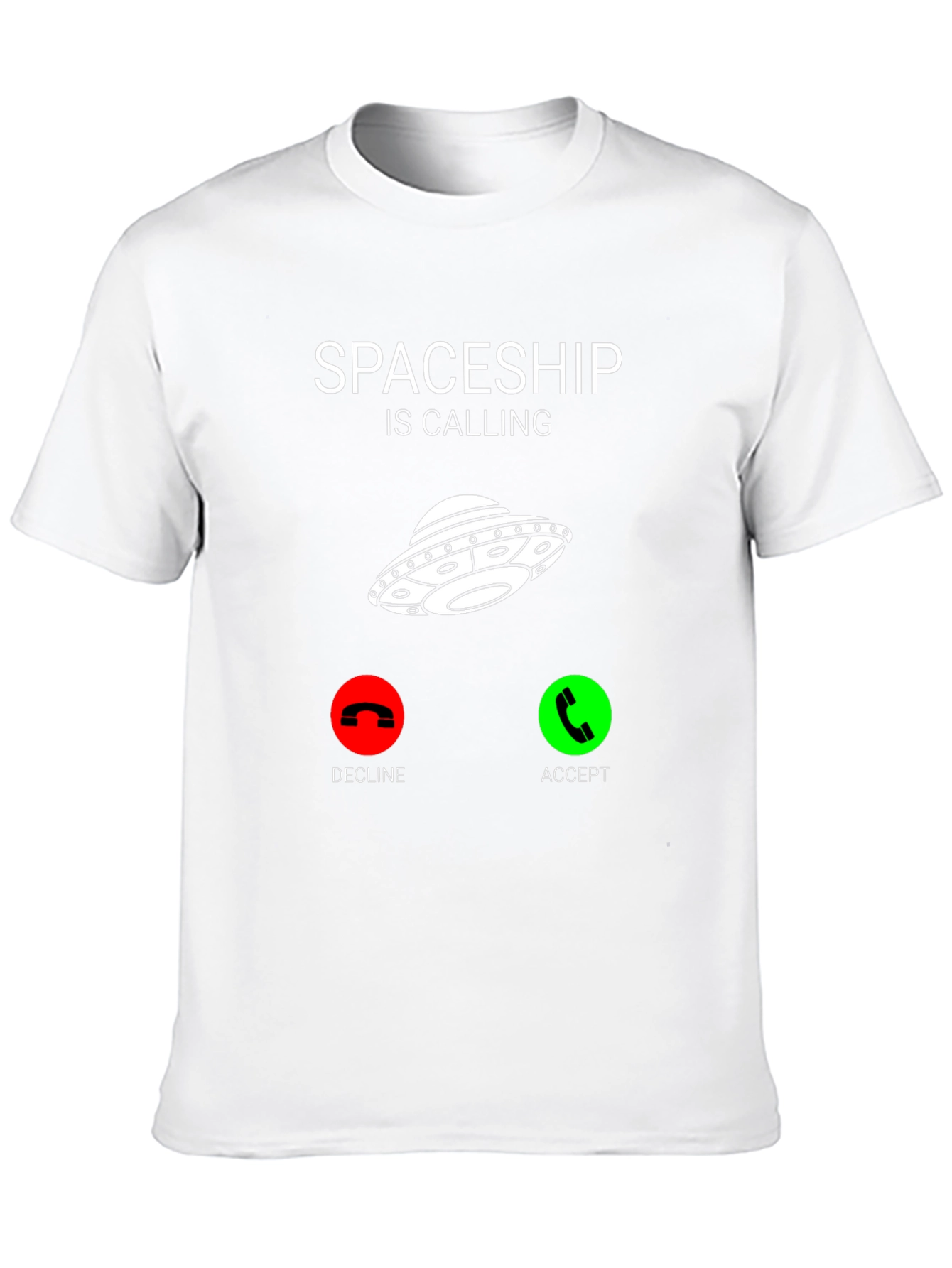 Spaceship Calling Funny Graphic Tee