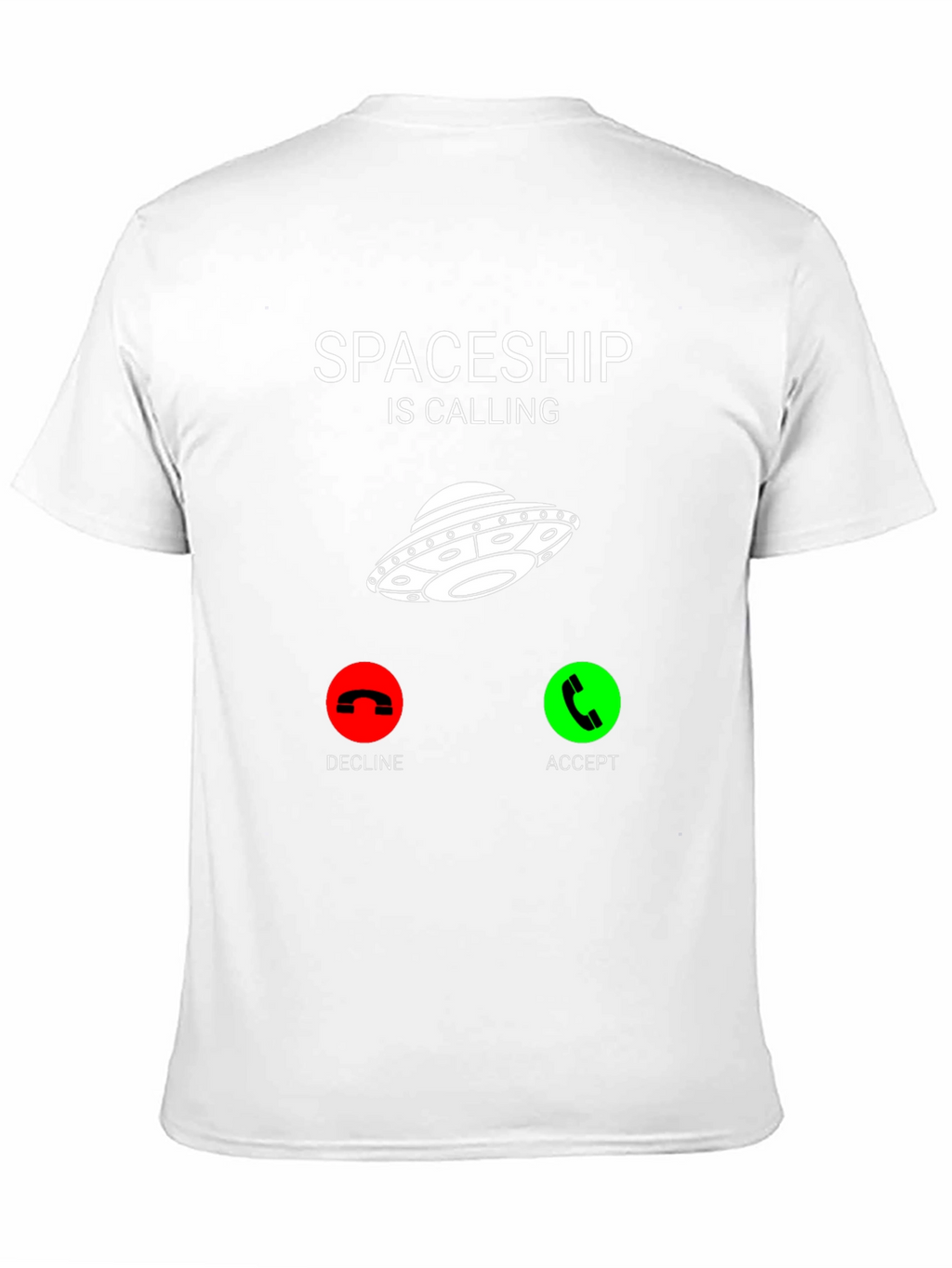 Spaceship Calling Funny Graphic Tee