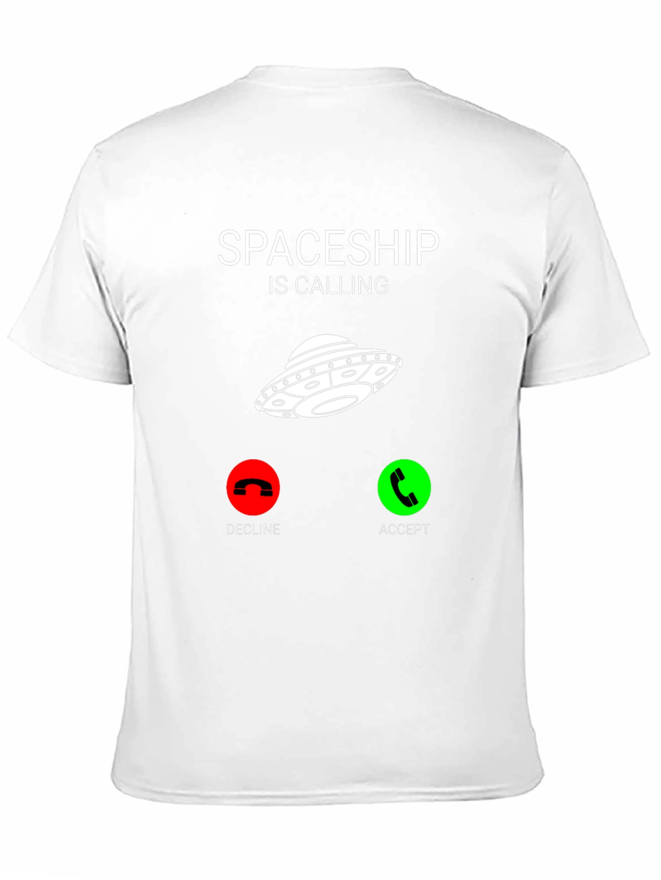 Spaceship Calling Funny Graphic Tee