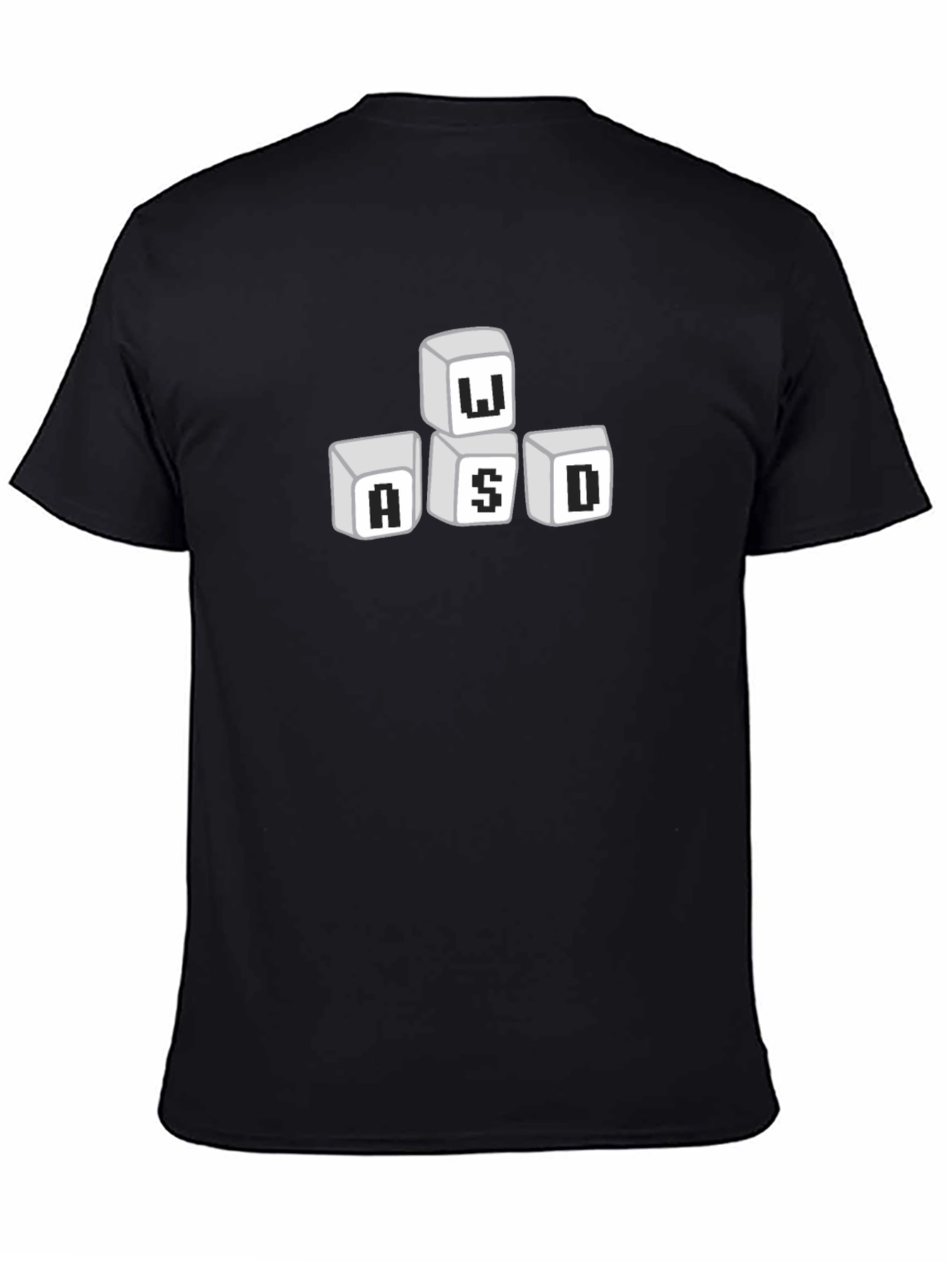 Gamer Keyboard Button Graphic Tee - WASD Gaming T-Shirt
