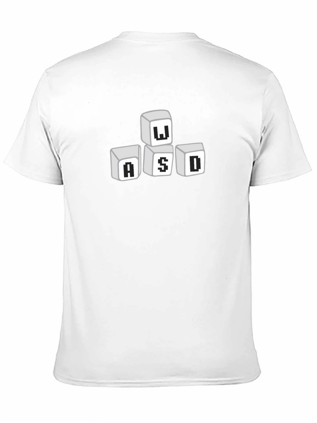 Gamer Keyboard Button Graphic Tee - WASD Gaming T-Shirt