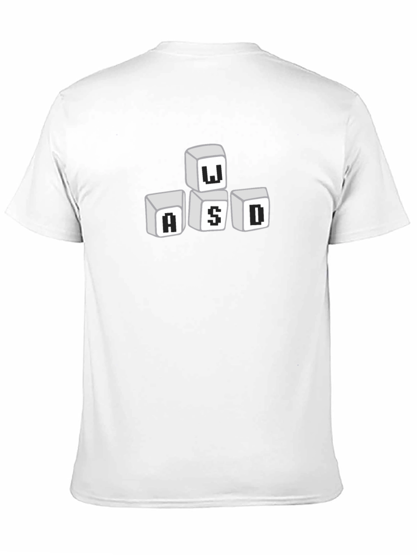 Gamer Keyboard Button Graphic Tee - WASD Gaming T-Shirt
