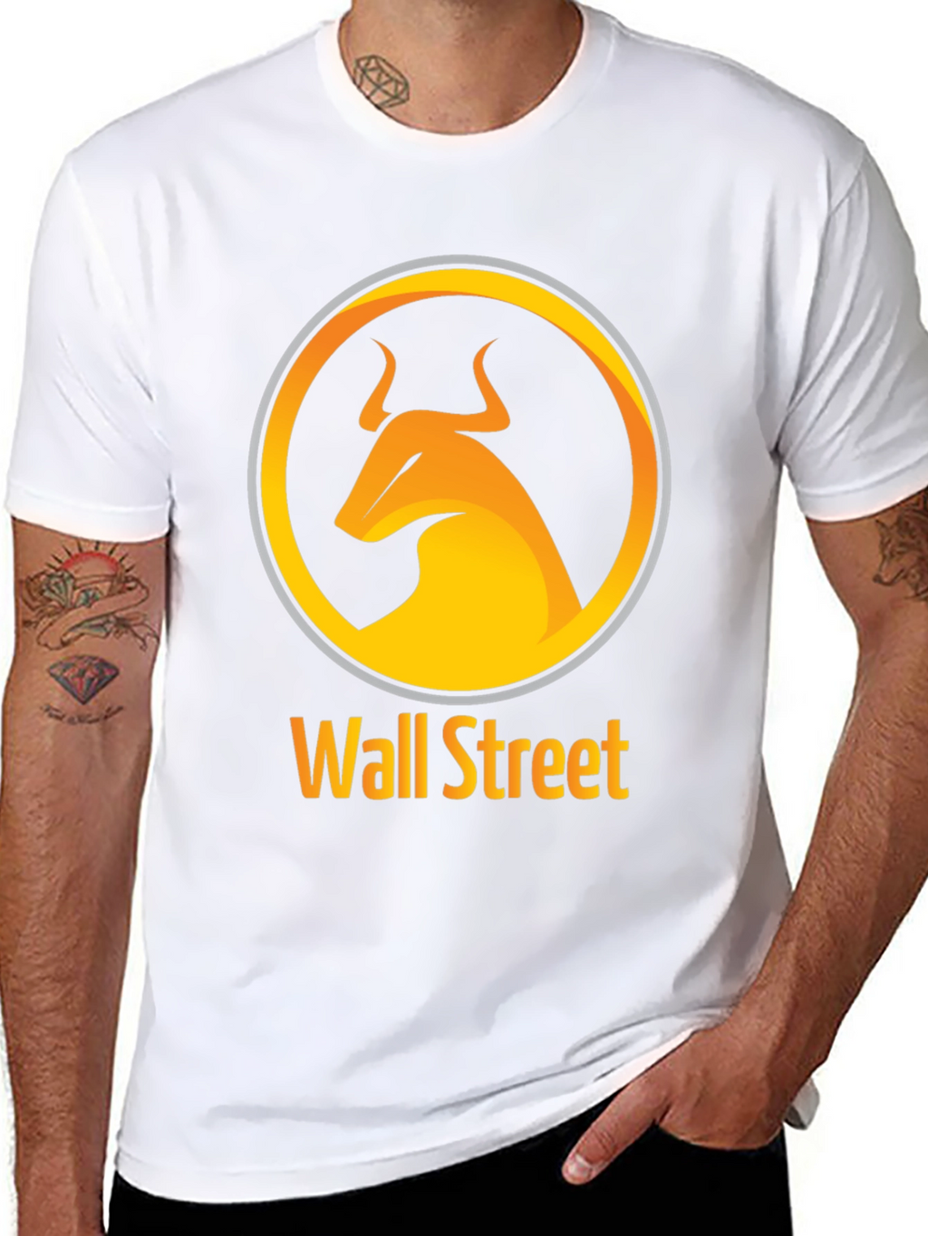 Wall Street Bull Graphic Tee