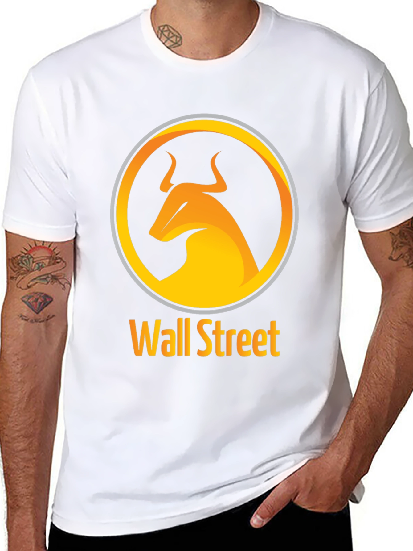 Wall Street Bull Graphic Tee