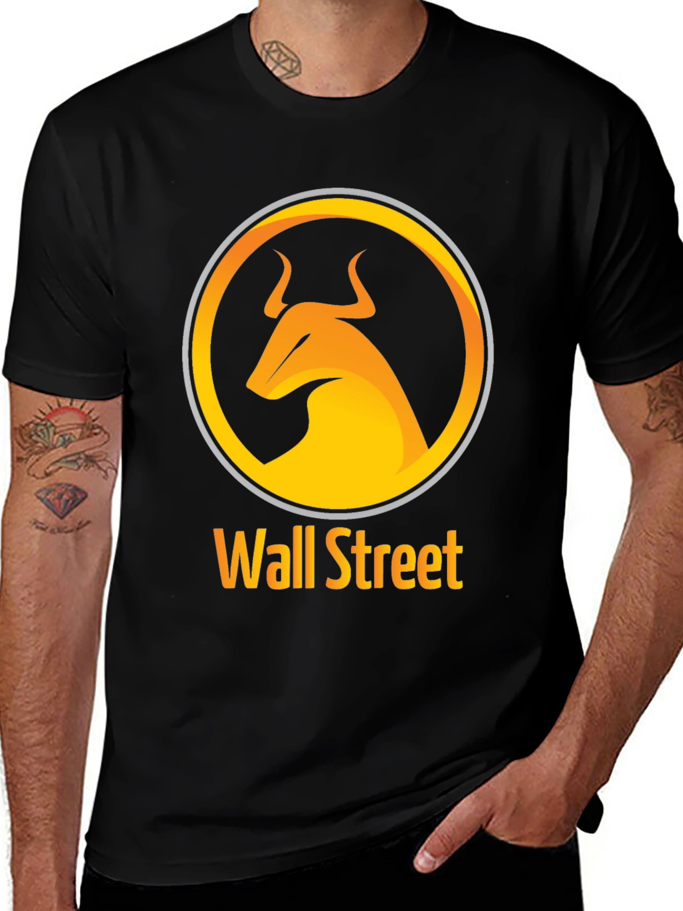 Wall Street Bull Graphic Tee