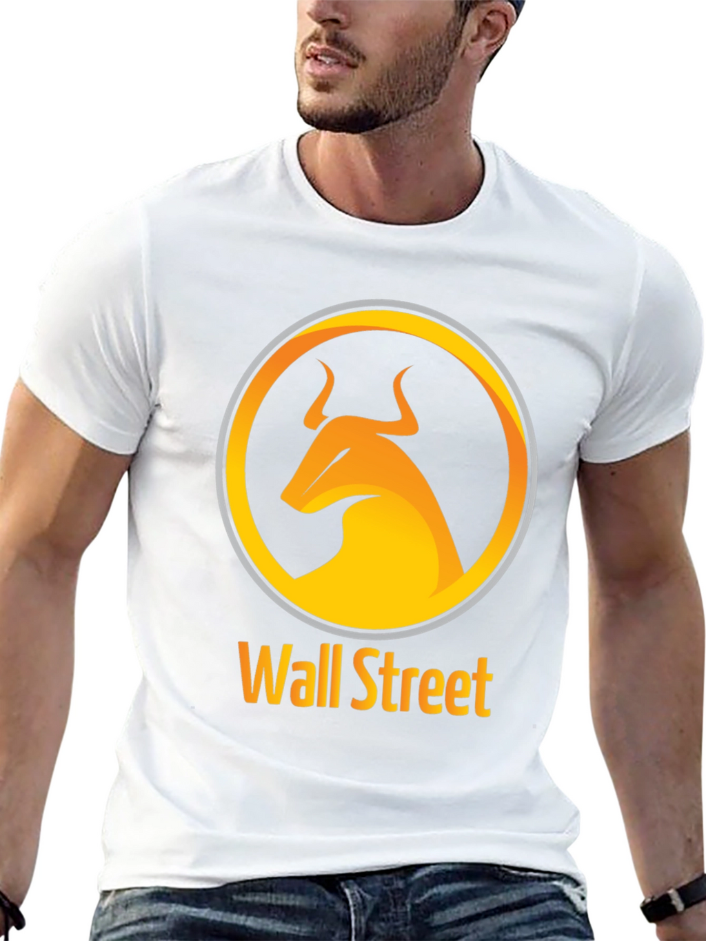 Wall Street Bull Graphic Tee