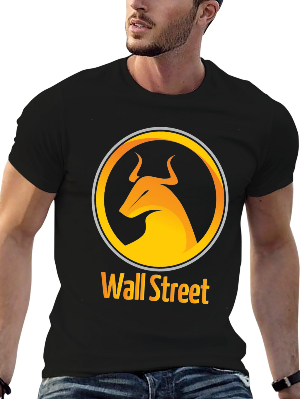 Wall Street Bull Graphic Tee