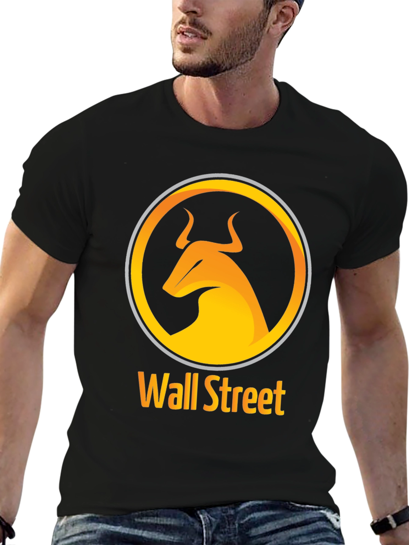Wall Street Bull Graphic Tee