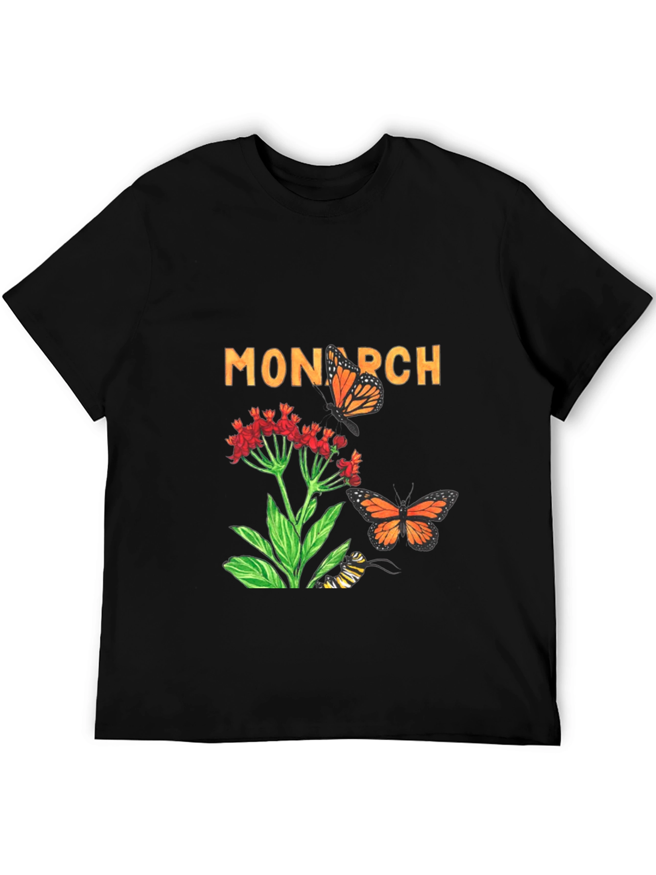 Monarch Butterfly Graphic T-Shirt - Nature Lovers Tee