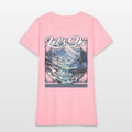 Let’s Ski Mountain Waterfalls Ski Slope Cascade