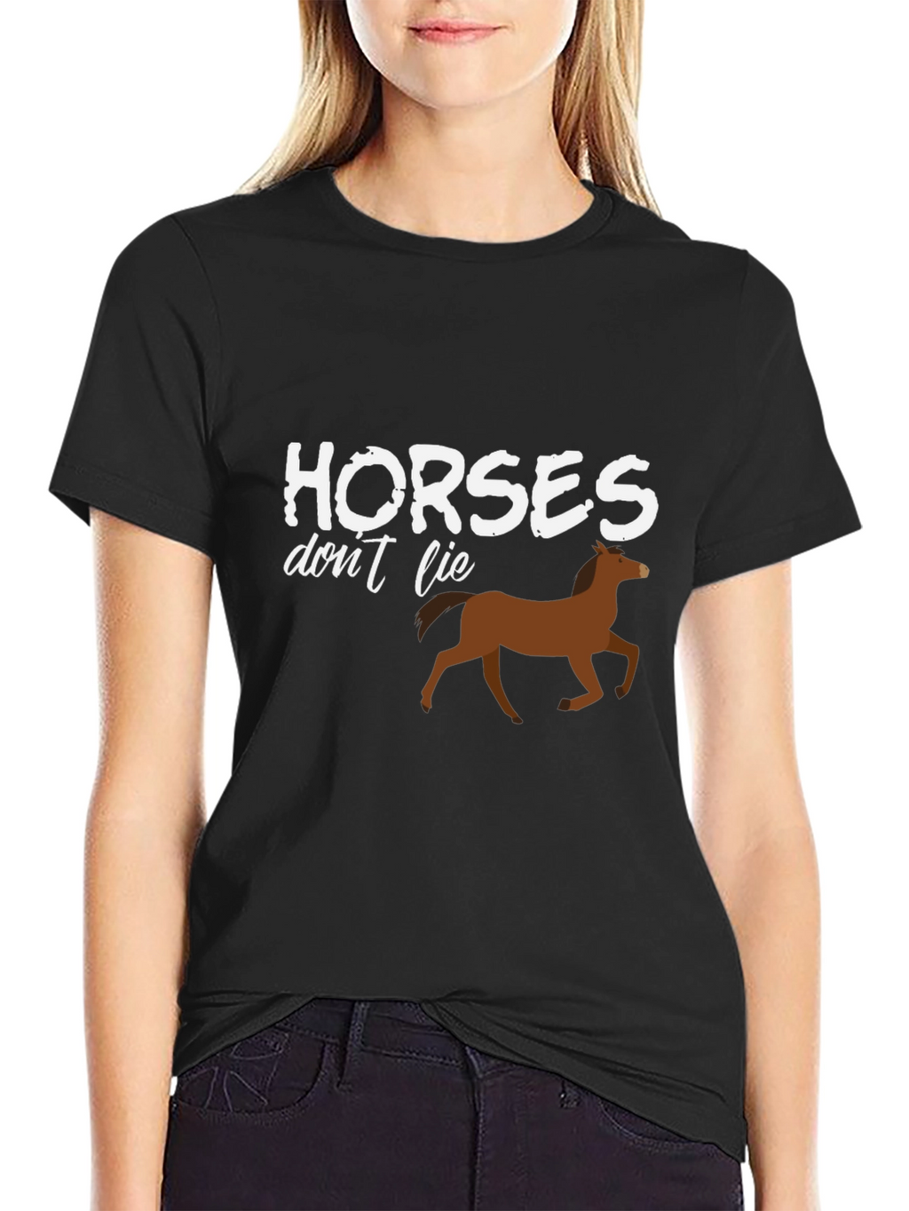 Horses Dont Lie Graphic Tee