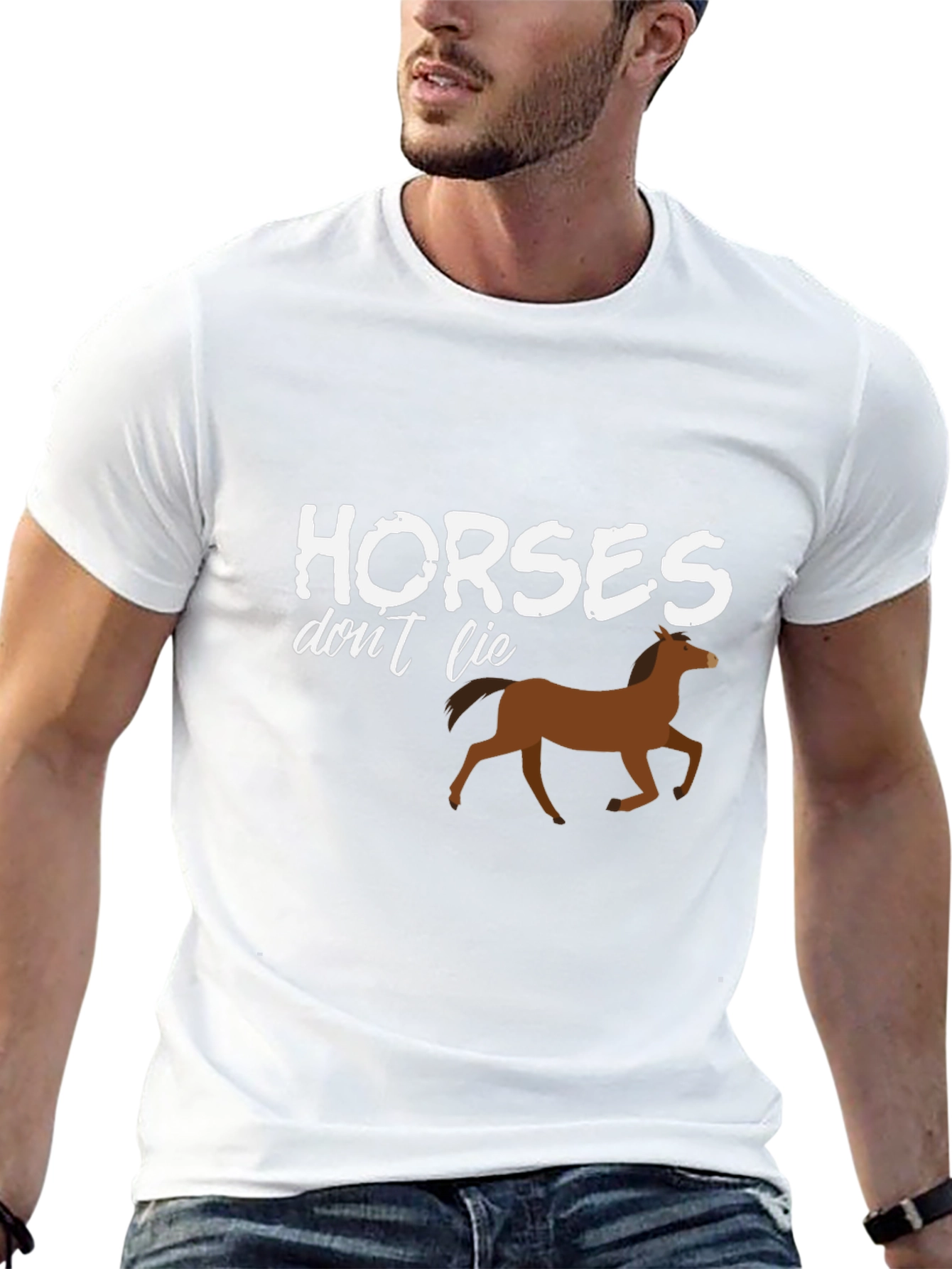 Horses Dont Lie Graphic Tee
