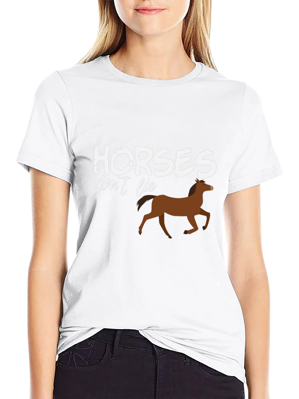 Horses Dont Lie Graphic Tee