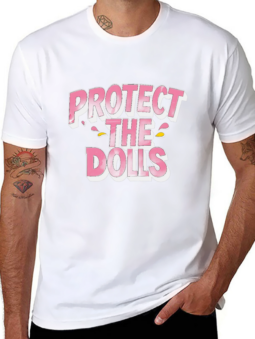 Protect The Dolls Graphic T-Shirt