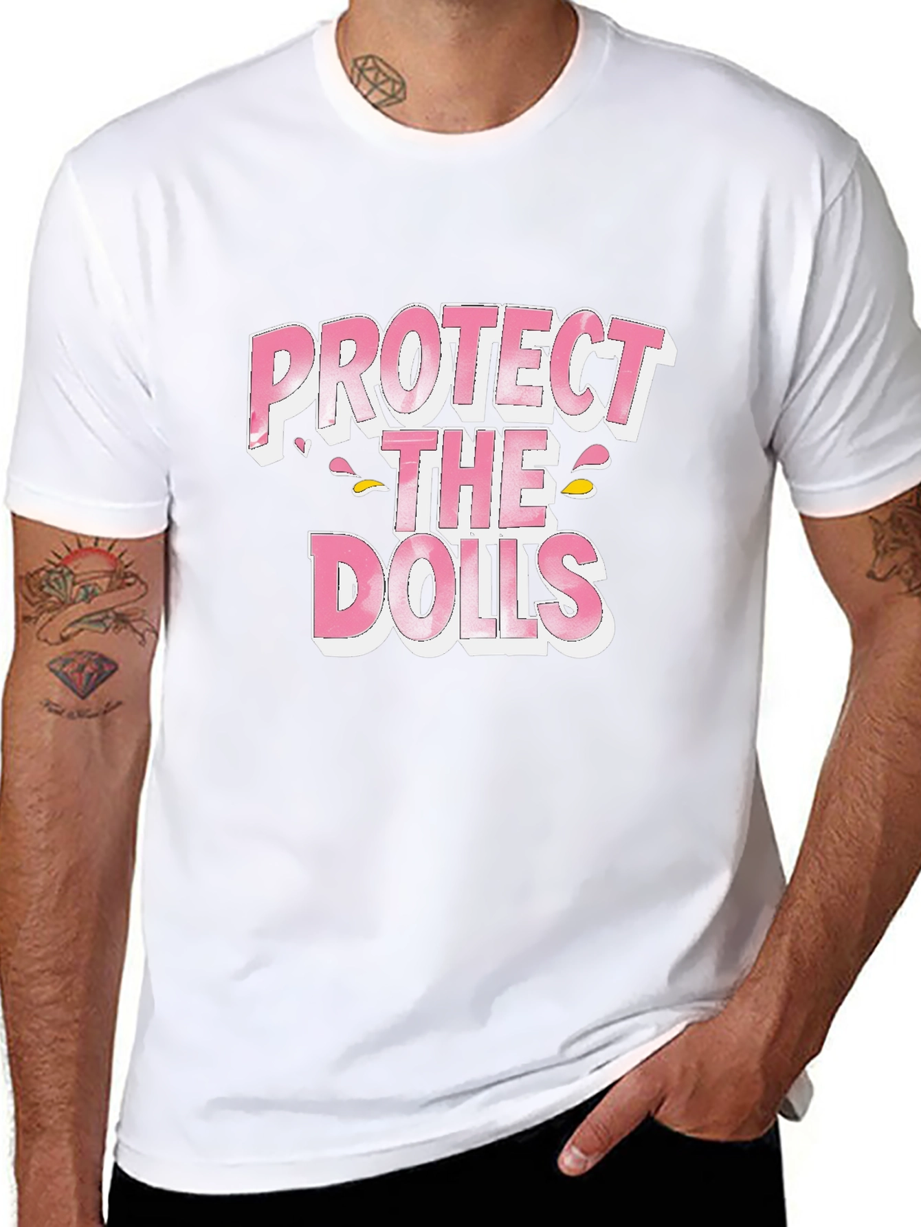Protect The Dolls Graphic T-Shirt