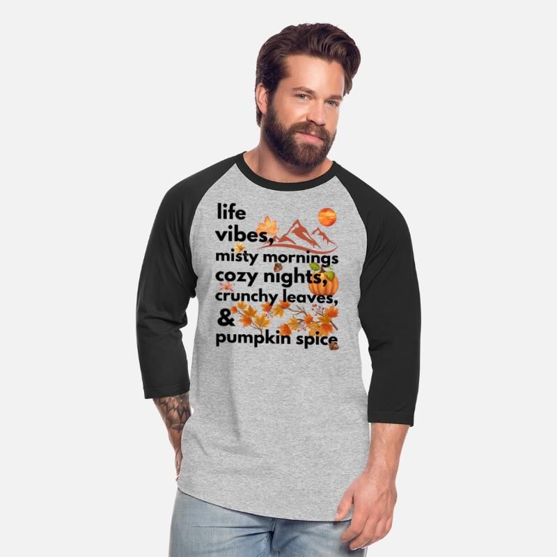 life vibes misty mornings cozy nights crunchy