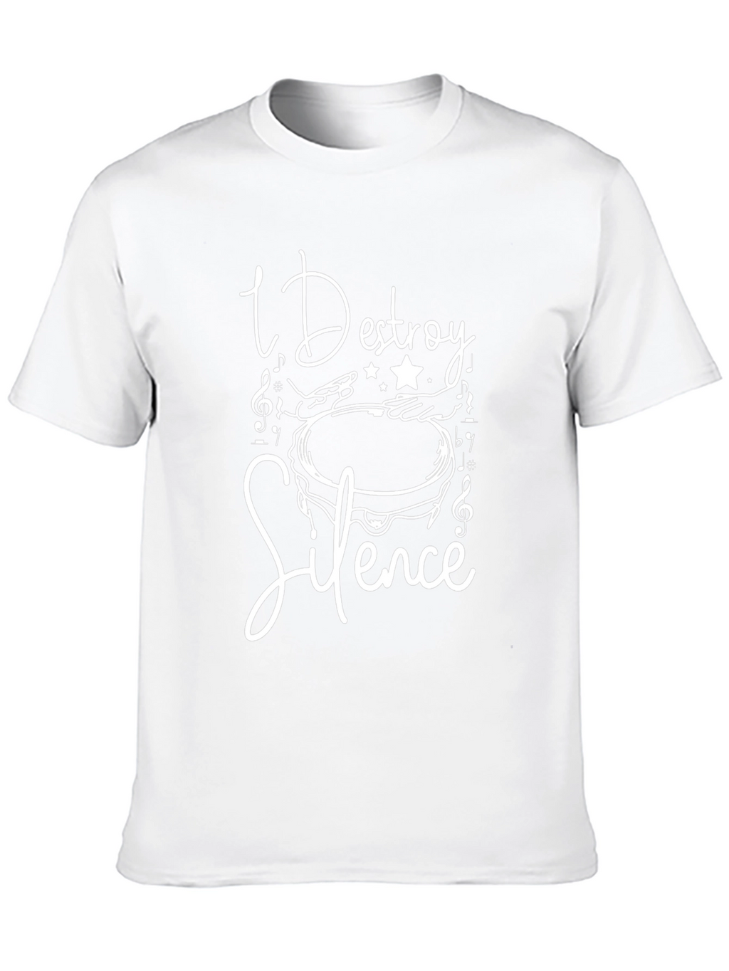 I Destroy Silence T-Shirt - Music Lover Tee