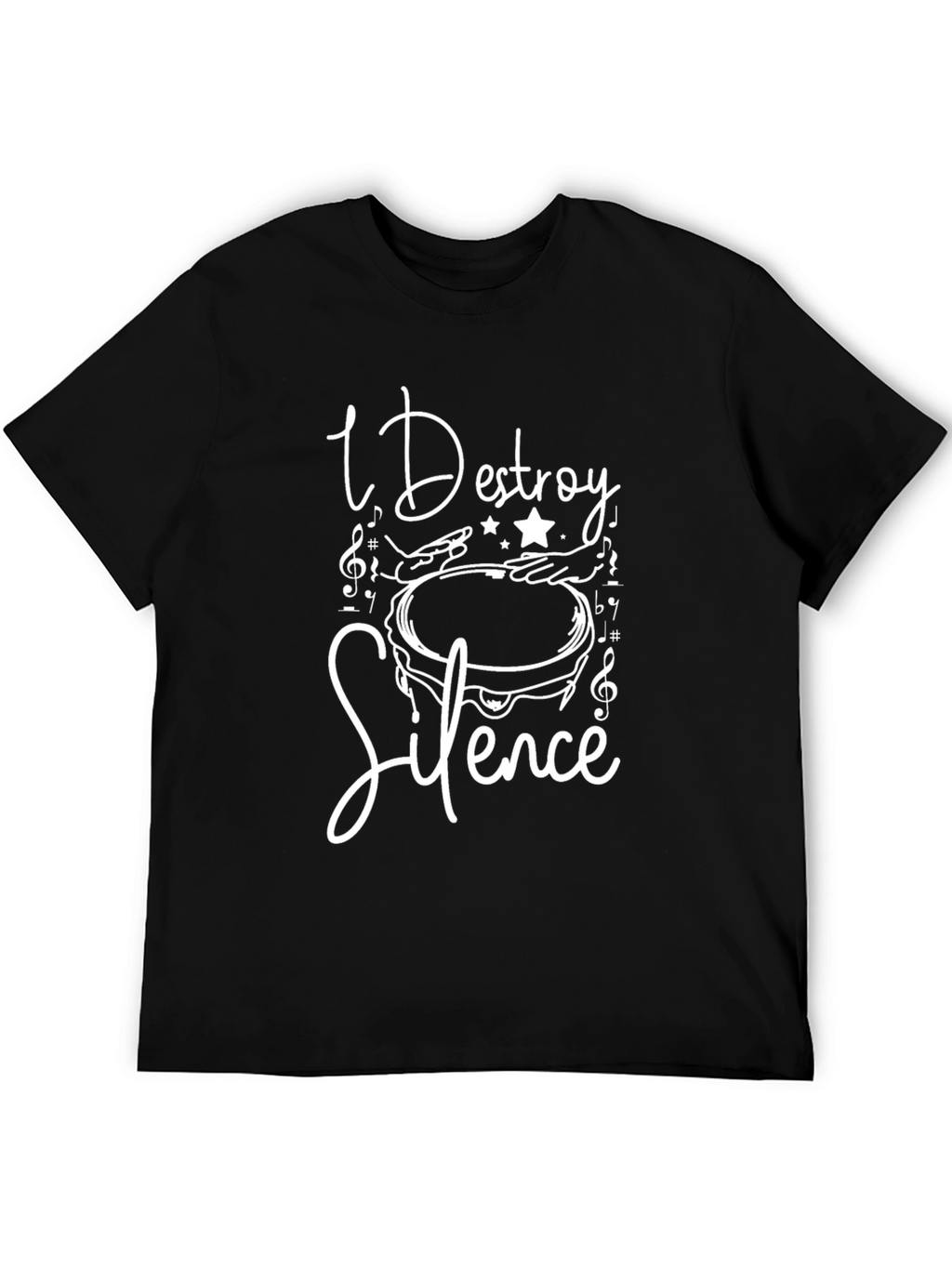 I Destroy Silence T-Shirt - Music Lover Tee