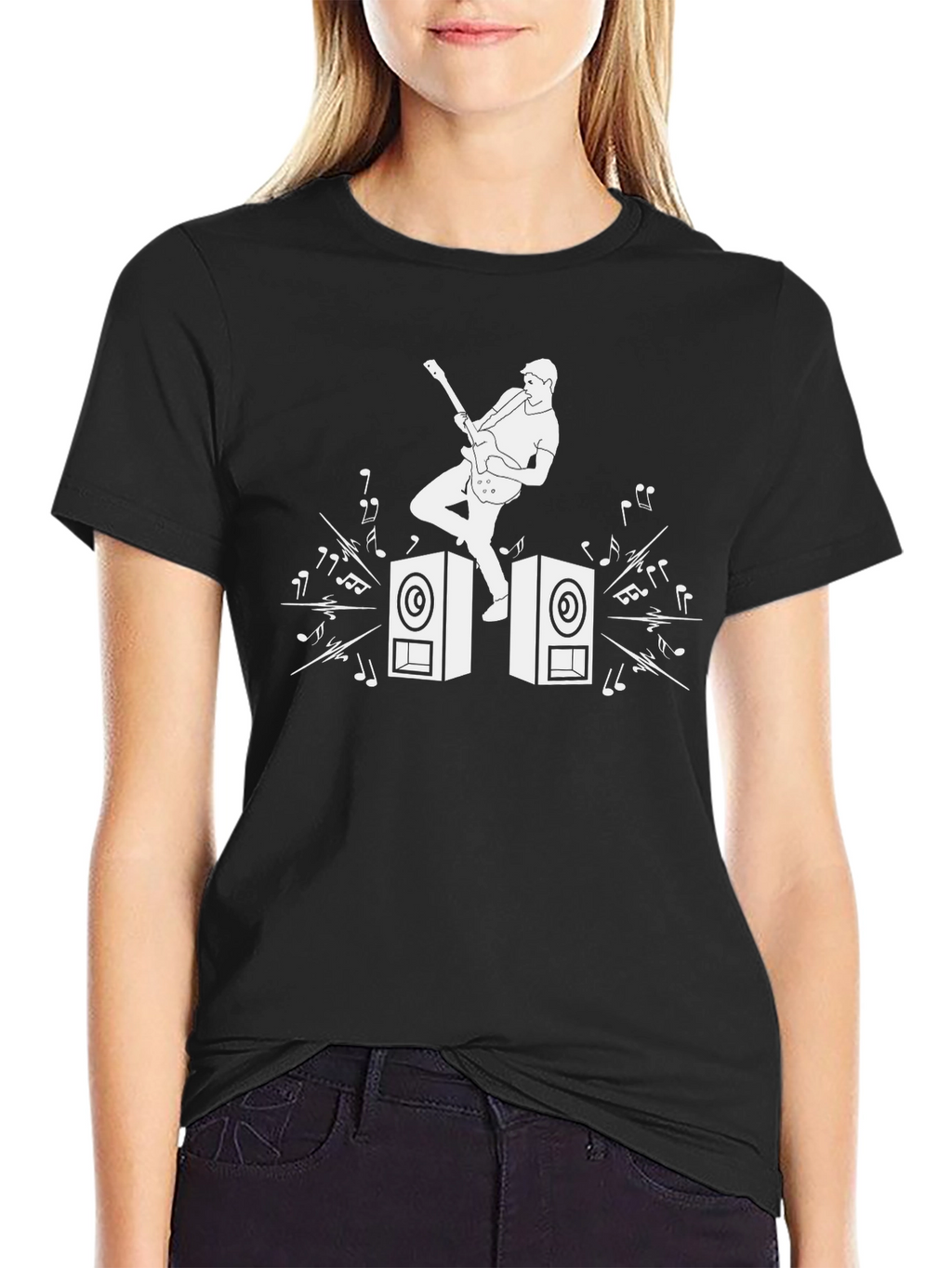 Rockstar Graphic Tee - Black