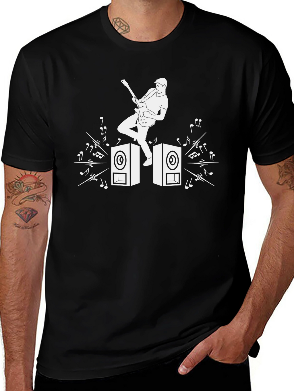 Rockstar Graphic Tee - Black