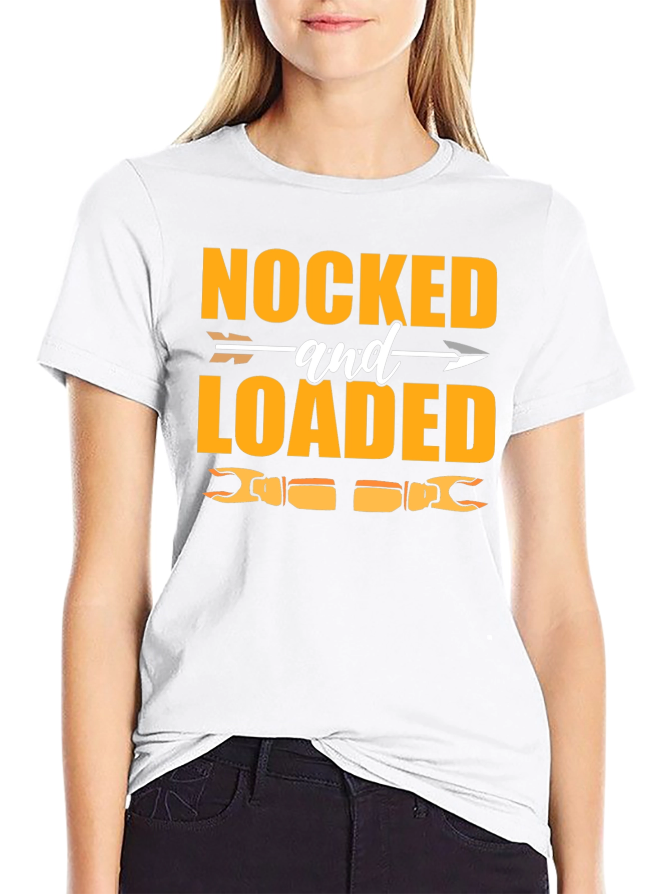 Nocked and Loaded Hunting Graphic T-Shirt