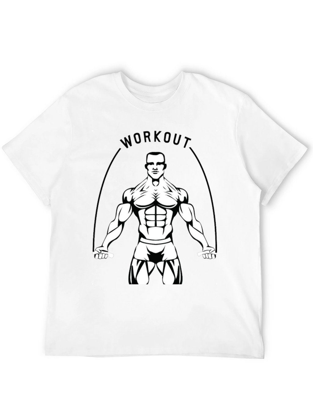 Workout Graphic Tee - Black