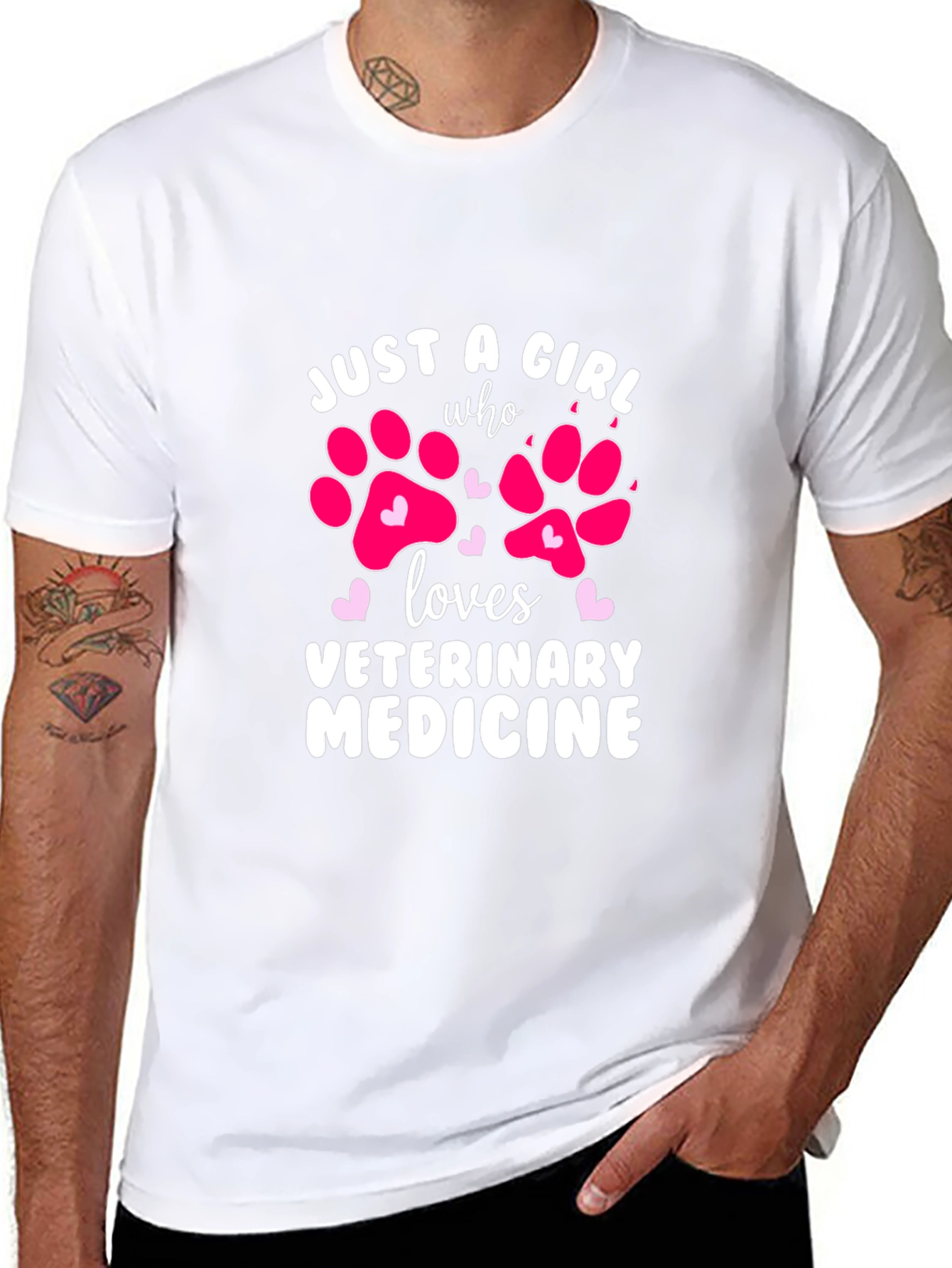 Just A Girl Who Loves Veterinary Medicine T-Shirt
