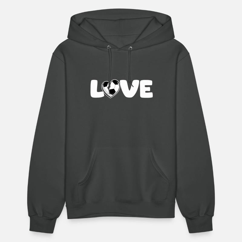 LOVE soccer ball heart white sign