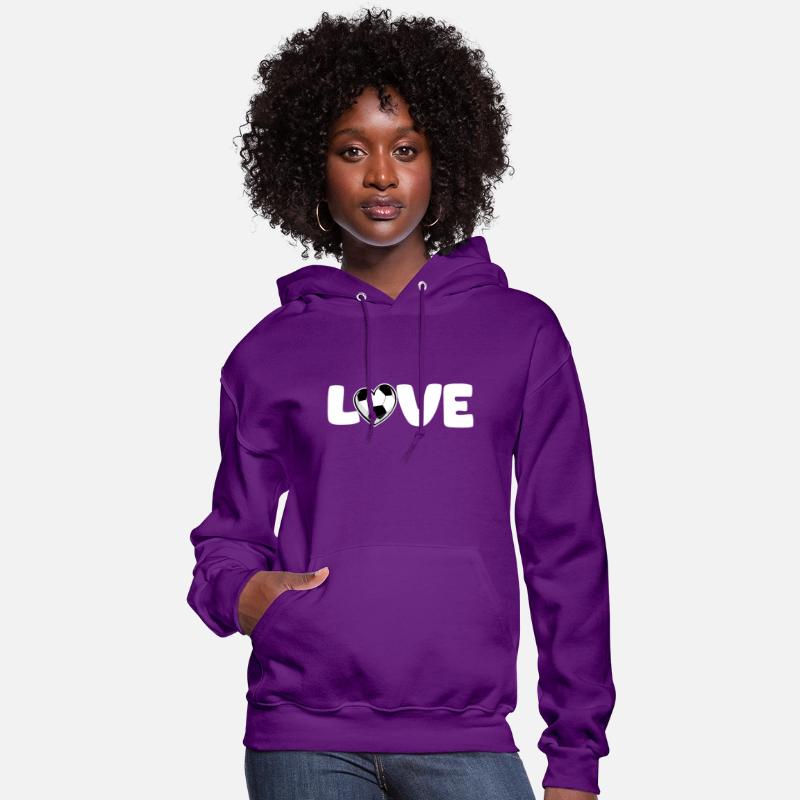 LOVE soccer ball heart white sign