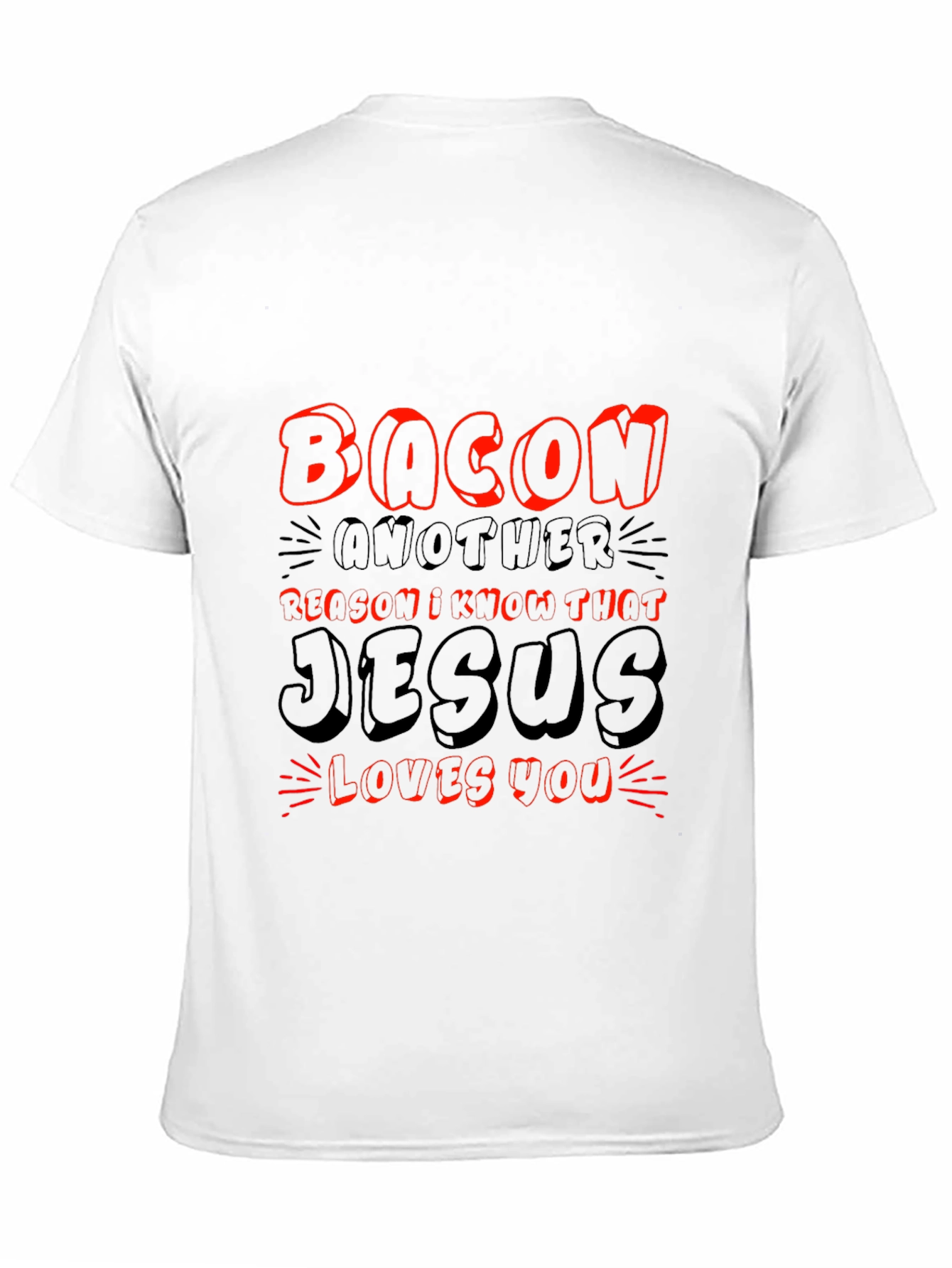 Bacon & Jesus Graphic T-Shirt