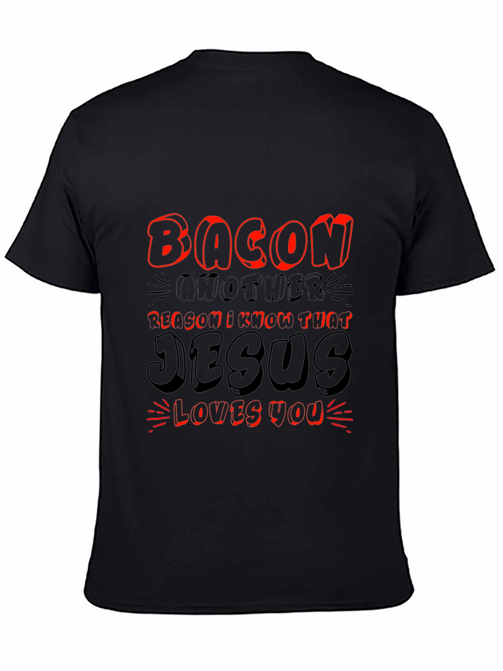 Bacon & Jesus Graphic T-Shirt