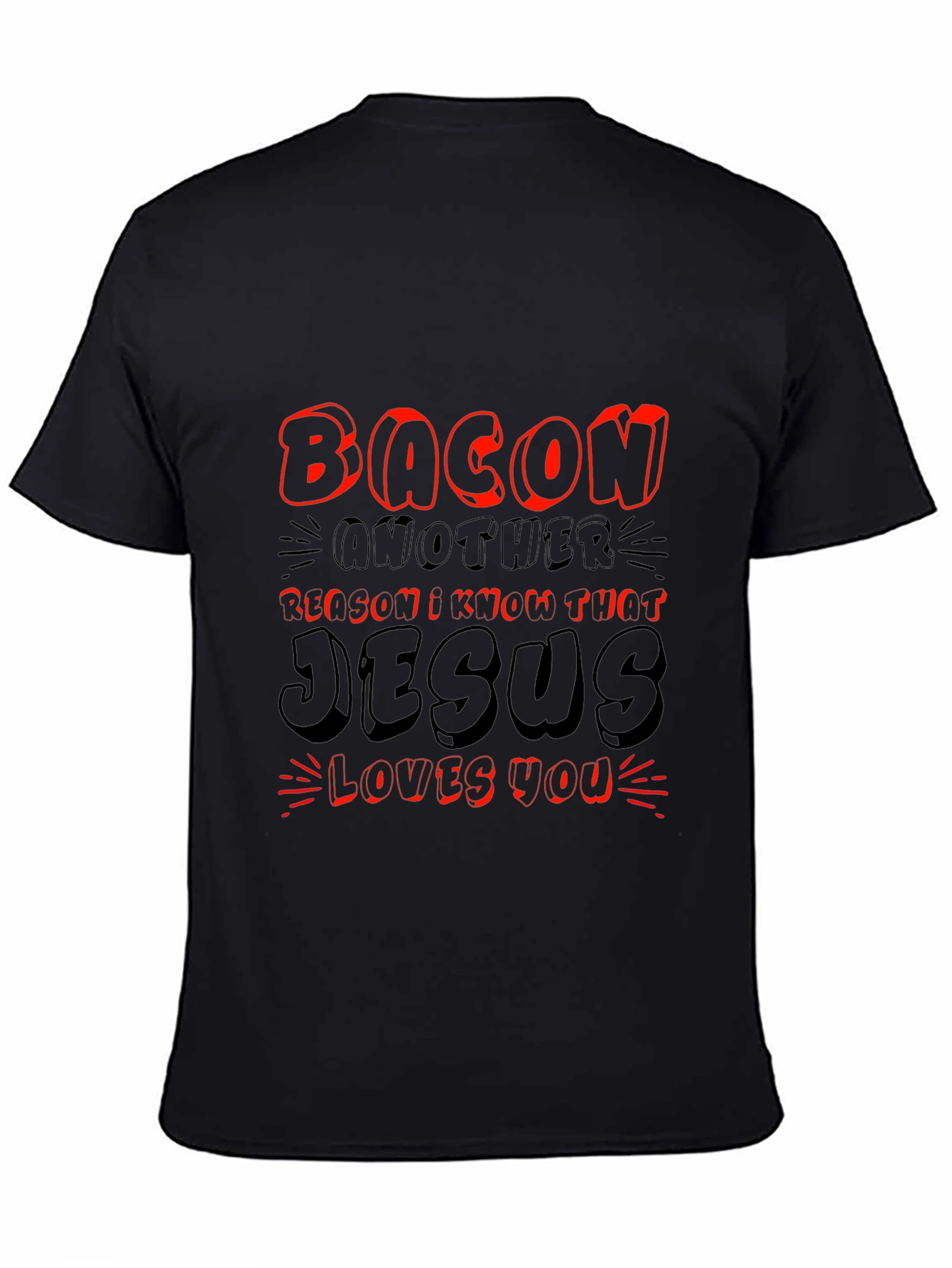 Bacon & Jesus Graphic T-Shirt
