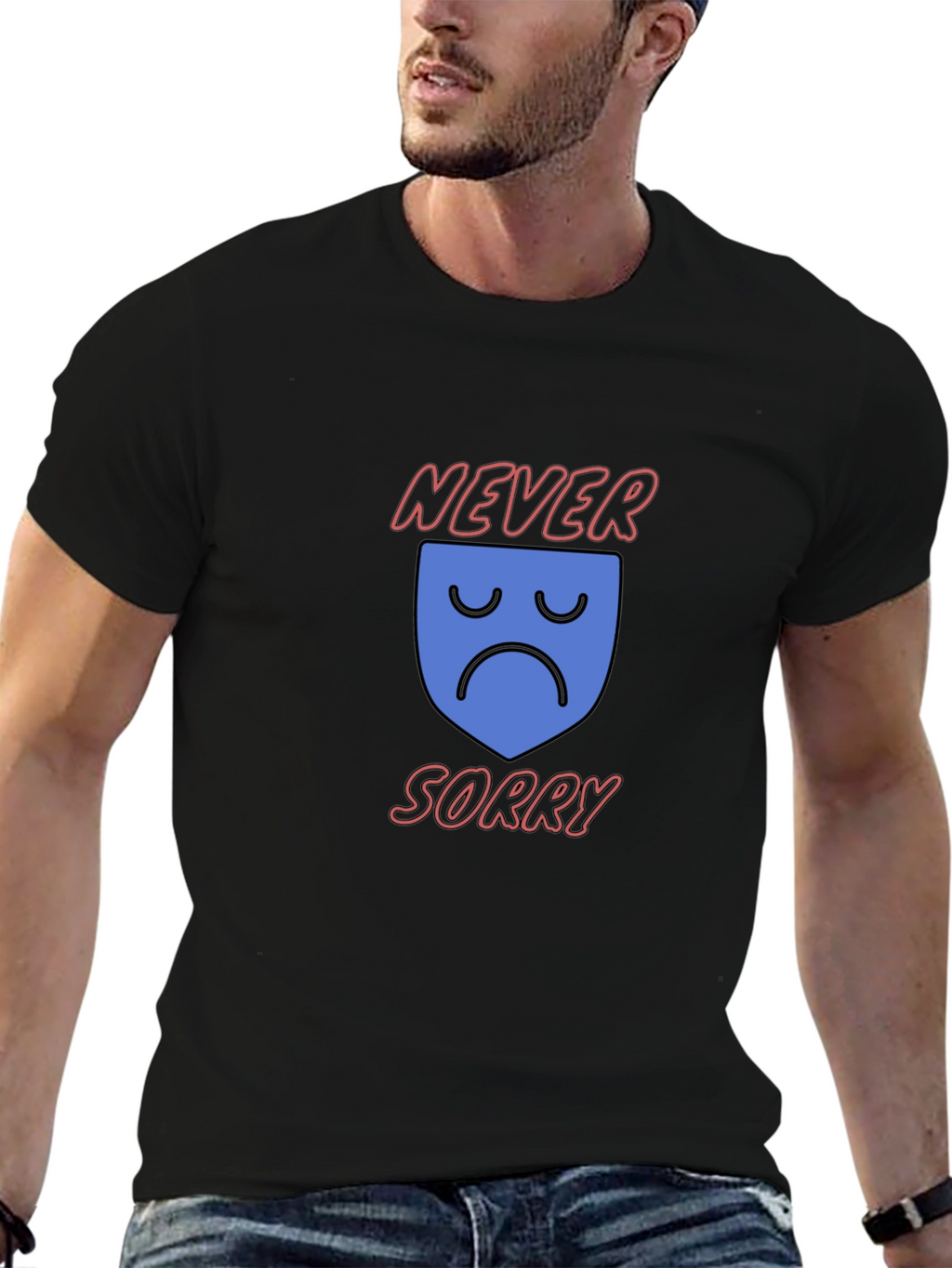 Never Sorry Graphic T-Shirt