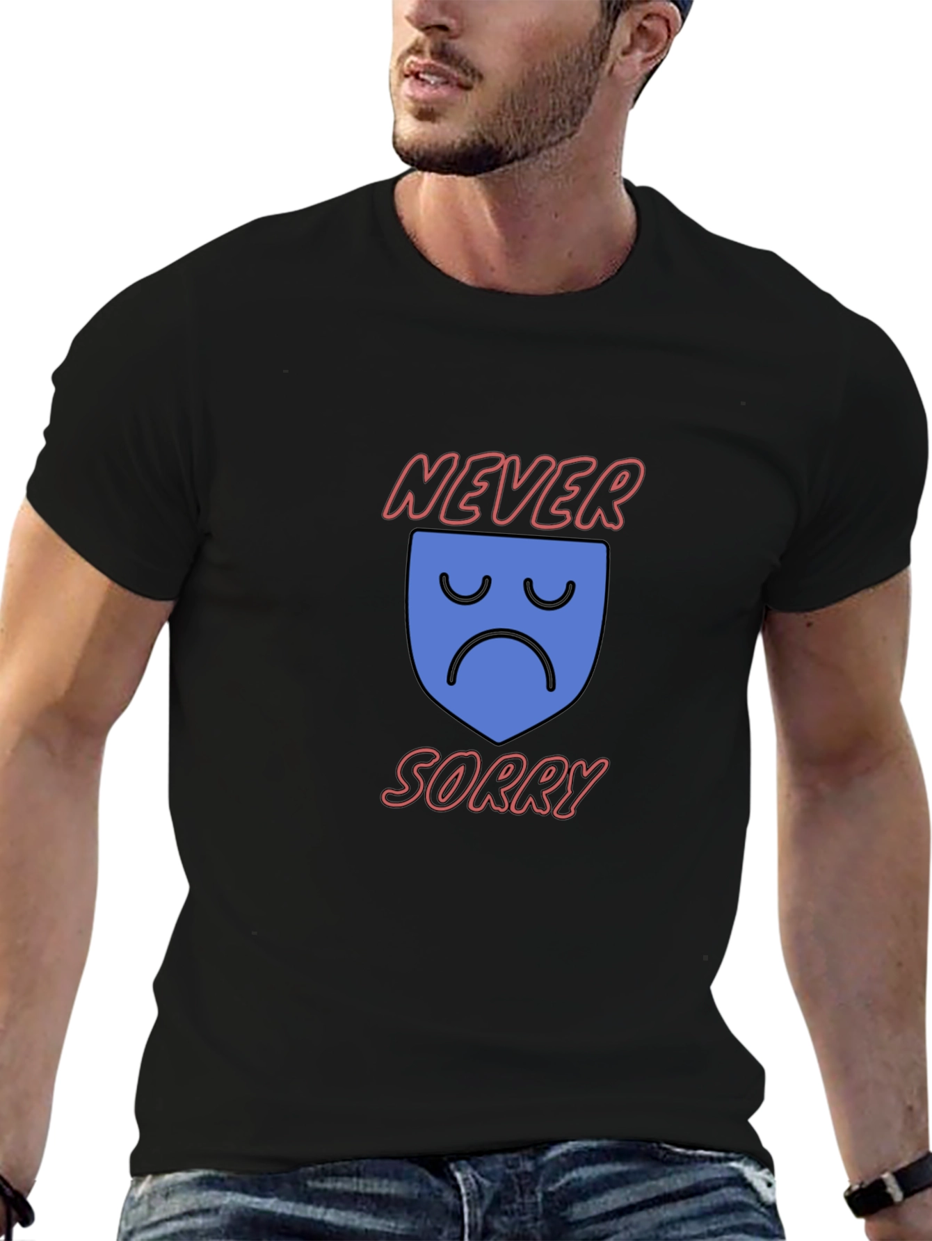 Never Sorry Graphic T-Shirt