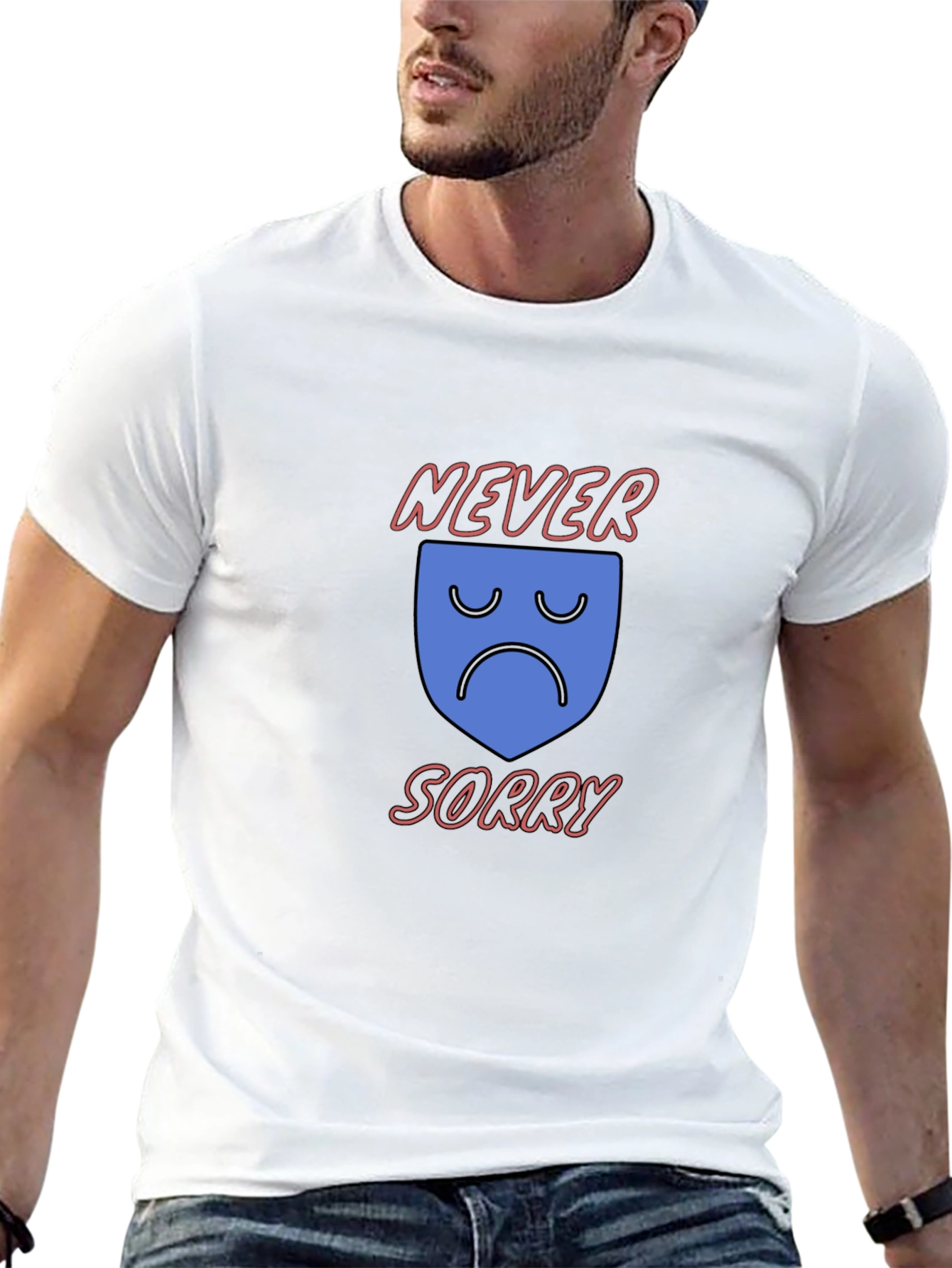 Never Sorry Graphic T-Shirt