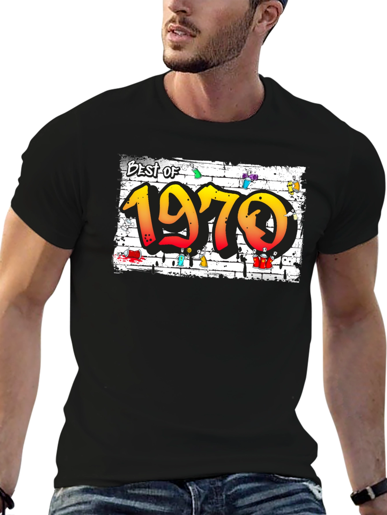 Best of 1970 Graffiti Style Tee