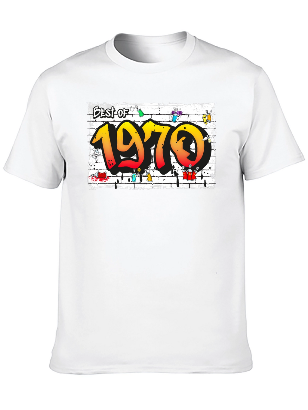 Best of 1970 Graffiti Style Tee